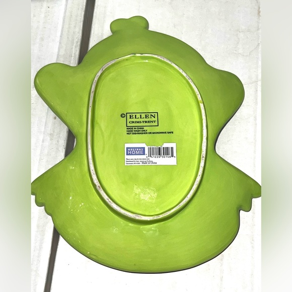 Ellen Crimi-Trent Frog Plate Platter Dish - Picture 4 of 6